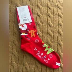 Happy Socks Christmas Crew Socks Snowman Tree Santa Holiday Gift